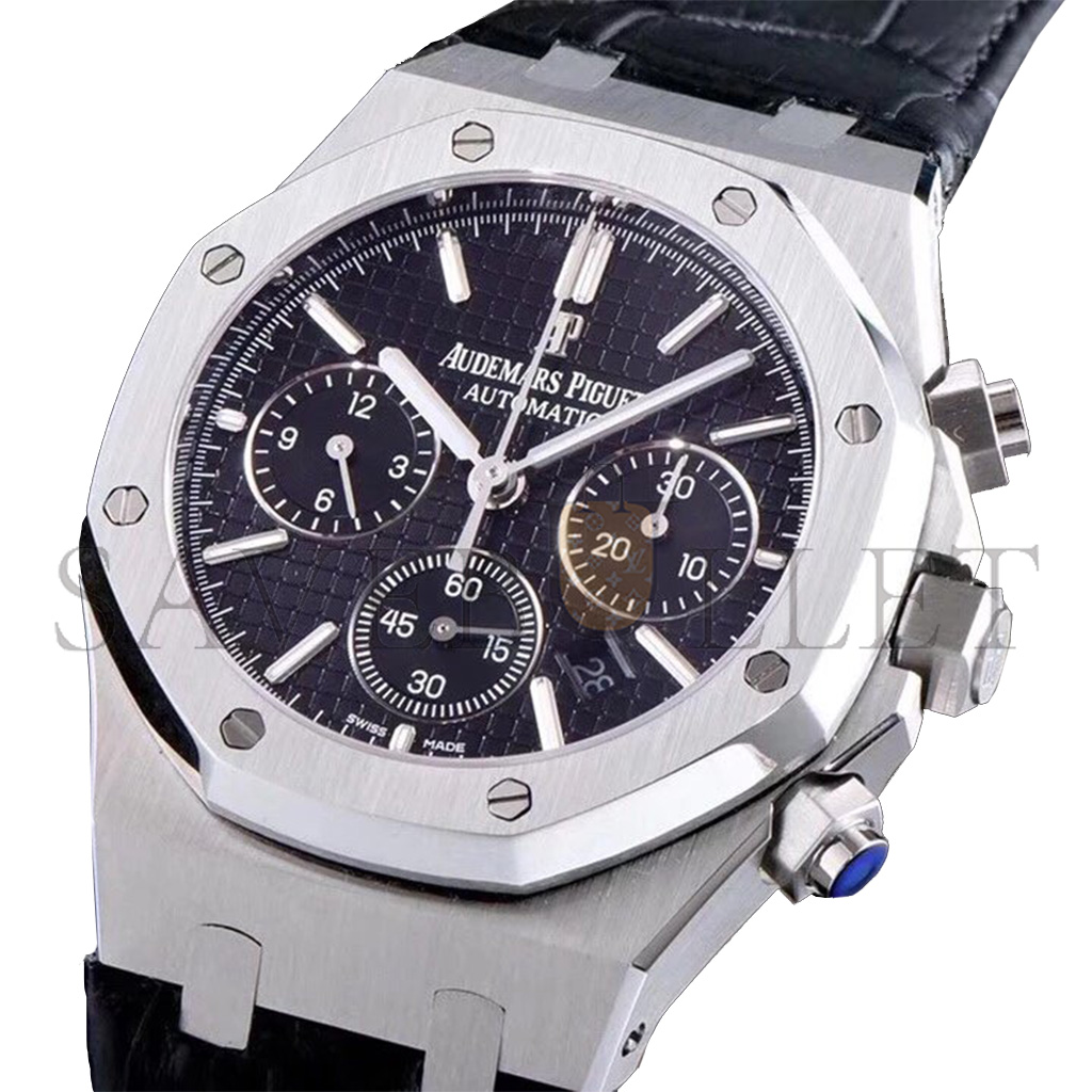 audemars P*g*et royal oak series black plate belt watch 26331